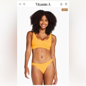 Vitamin A Sienna Tank Swim Top